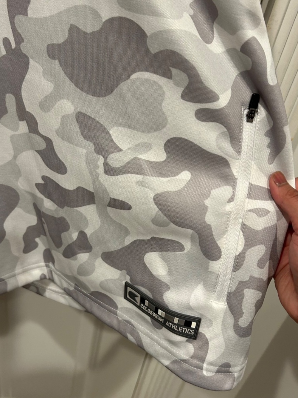 Colosseum Athletics Tennessee Volunteers Gray Camo Half Zip Hoodie Mens XL - Picture 8 of 14